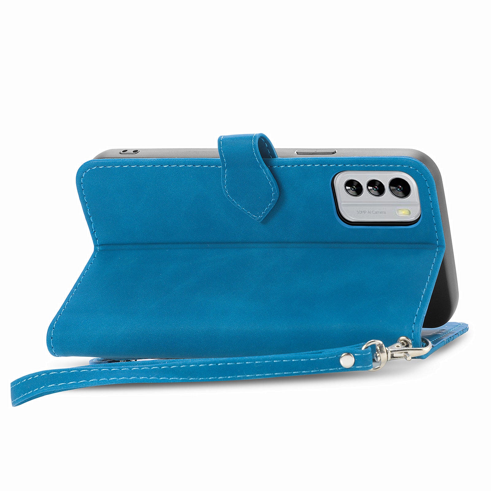 Anti-fall Flip Leather Phone Case For Nokia G60 5G Flower Imprinted Pattern Zipper Pocket Cell Phone Cover Stand Wallet Anti-fall Flip Leather Phone Case For Nokia G60 5G Flower Imprinted Pattern Zipper Pocket Cell Phone Cover Stand Wallet